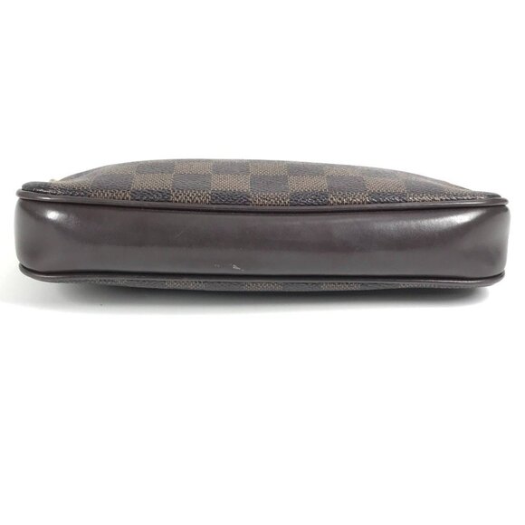 LOUIS VUITTON Authentic Brown Damier Canvas Pochette Shoulder Bag - Picture 6 of 16